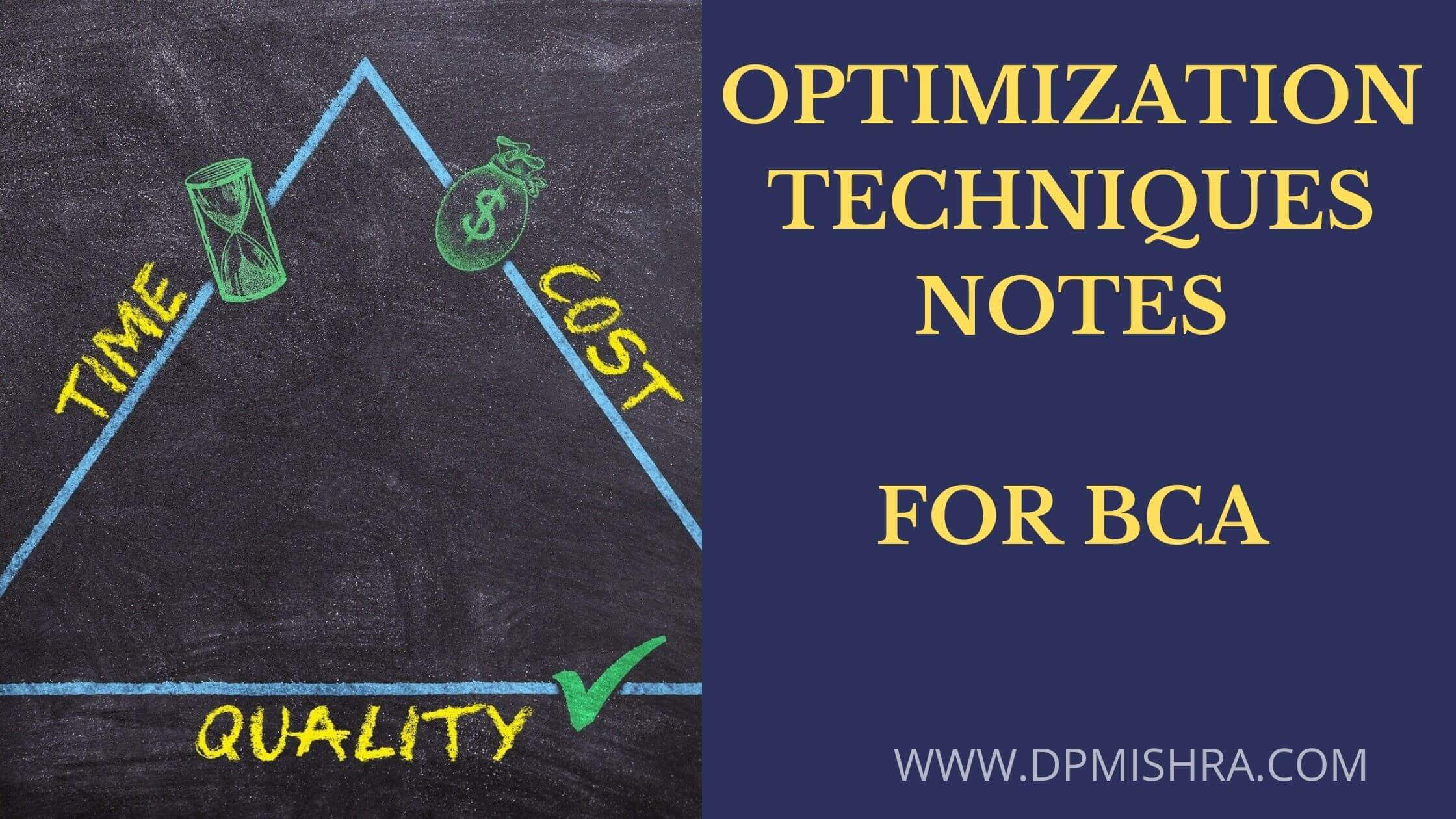 Optimization Techniques Notes