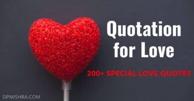 Quotation for Love